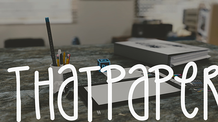 ThatPaper Font