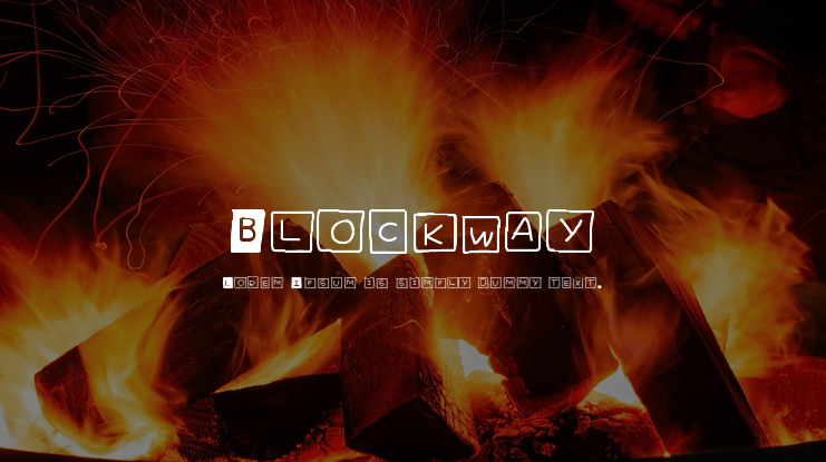 Blockway Font