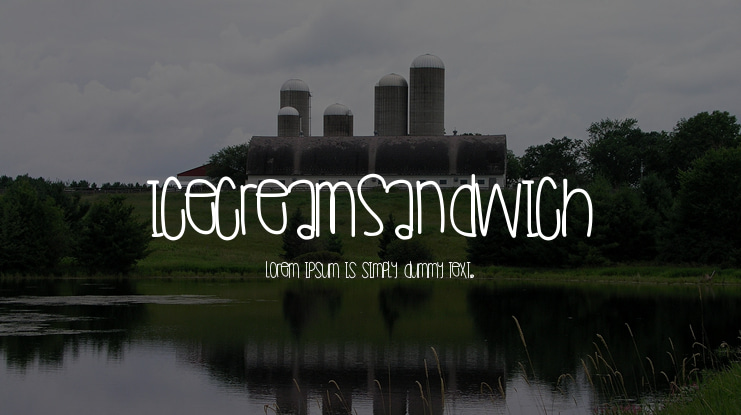 IceCreamSandwich Font