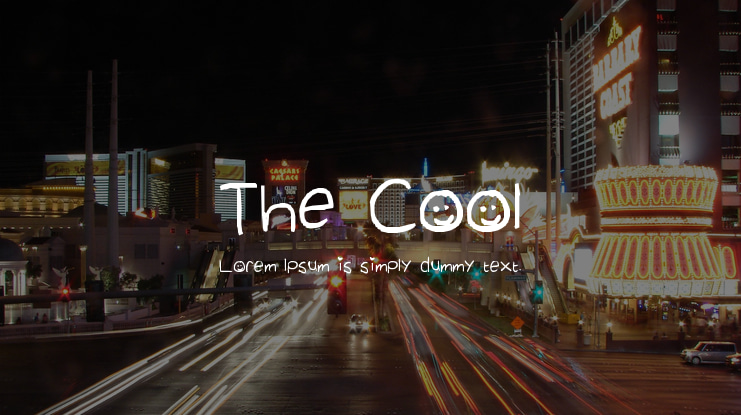 The Cool Font