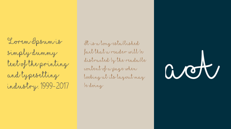 Yellow Butterflies Font