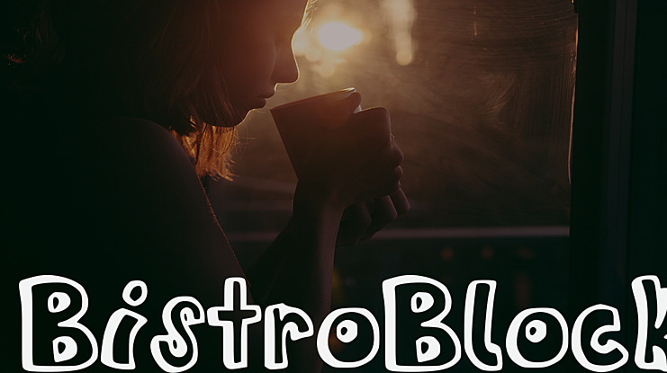 BistroBlock Font