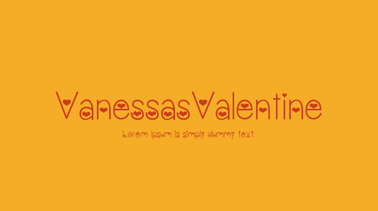 VanessasValentine Font