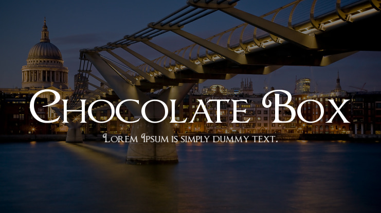 Chocolate Box Font Family