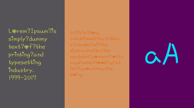 love of love by OUBYC Font Family