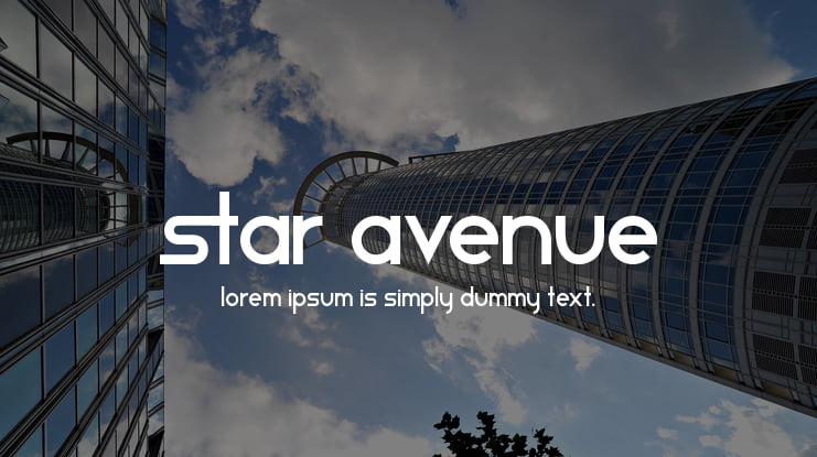 Star Avenue Font