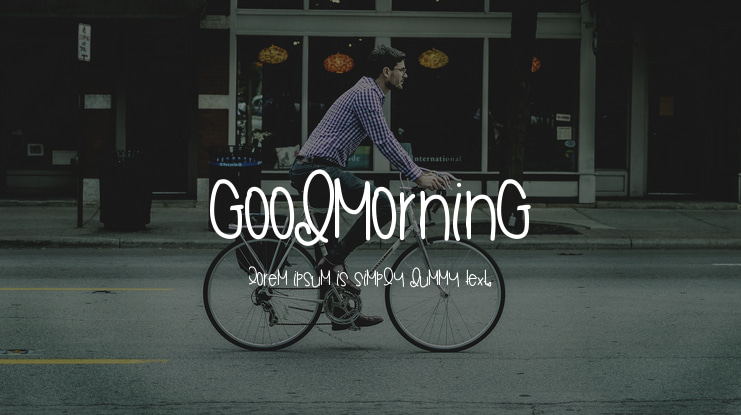 GoodMorning Font