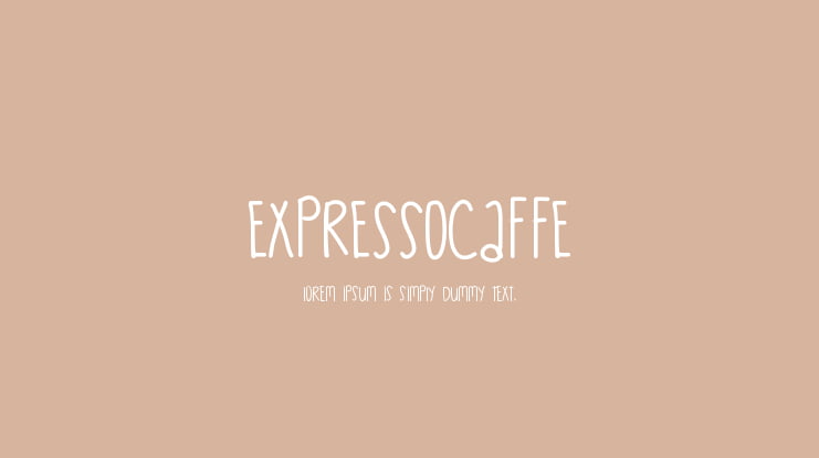 ExpressoCaffe Font