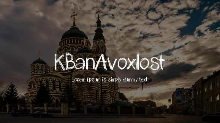 KBanAvoxlost Font