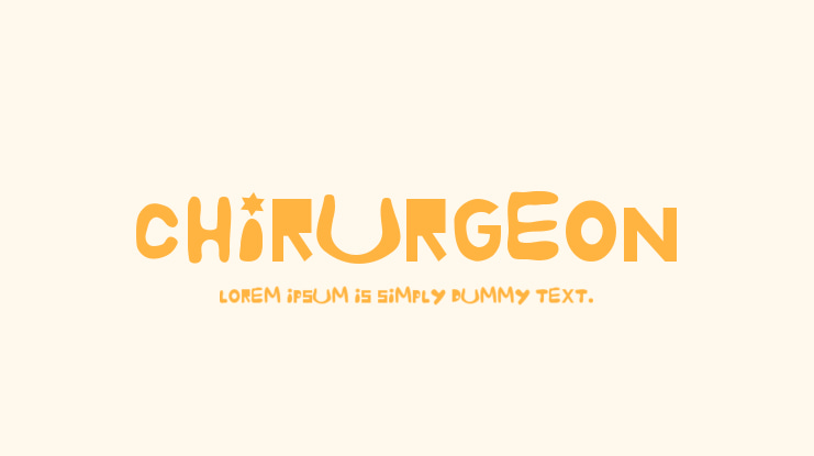 Chirurgeon Font