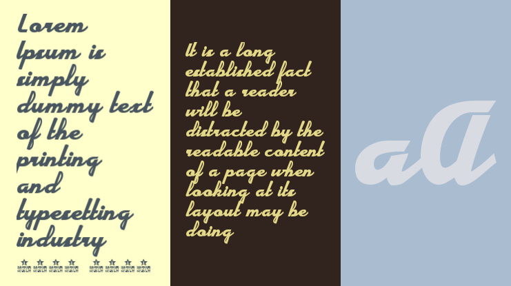 Electricity Personal Use Font