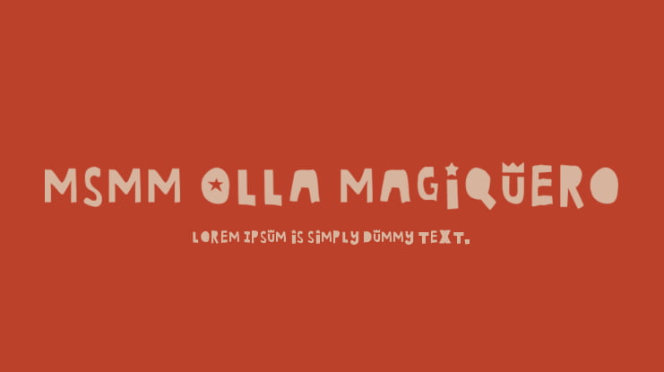 MSMM Olla Magiquero Font