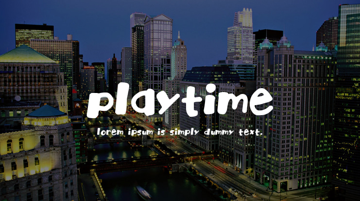 Playtime Font