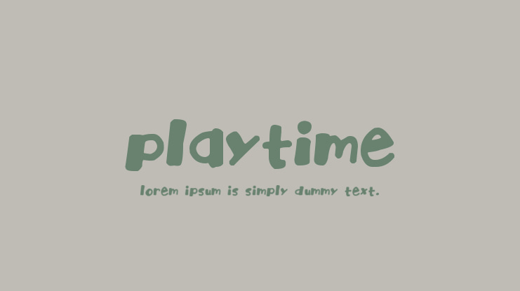 Playtime Font