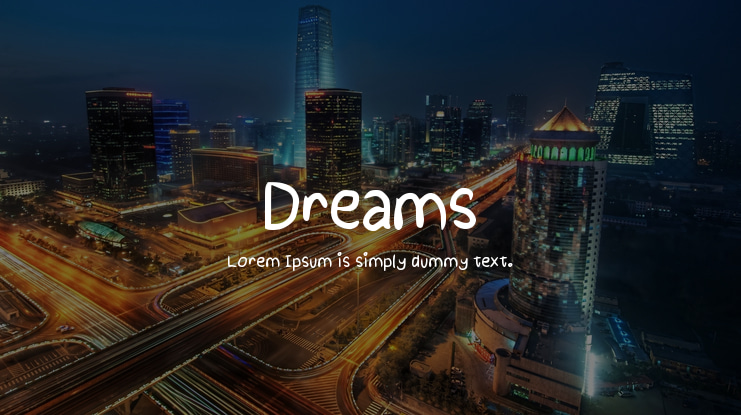 Dreams Font
