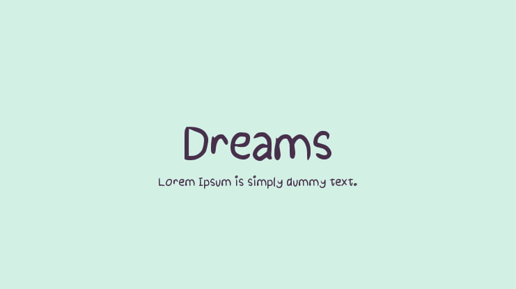 Dreams Font