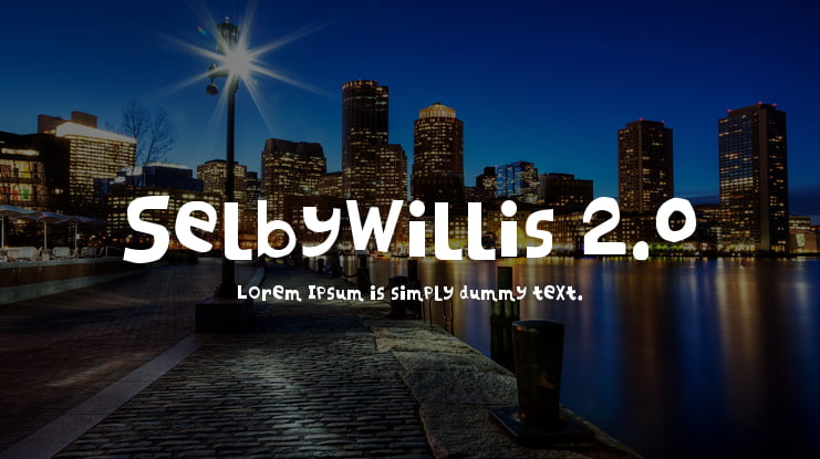 SelbyWillis 2.0 Font