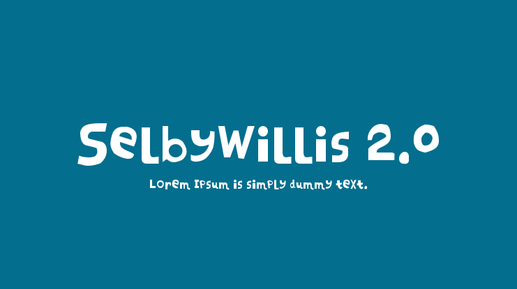SelbyWillis 2.0 Font