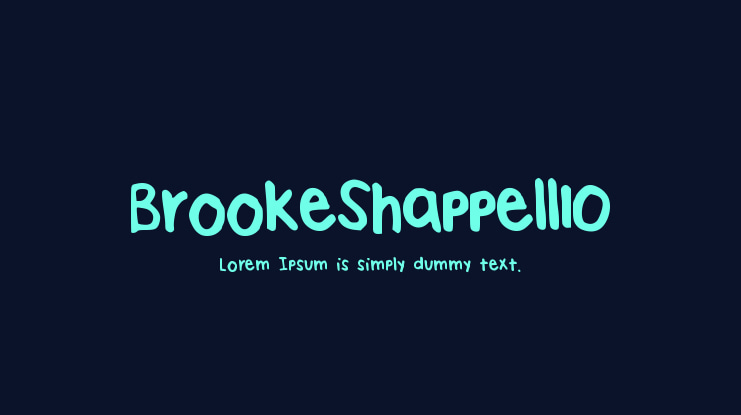 BrookeShappell10 Font