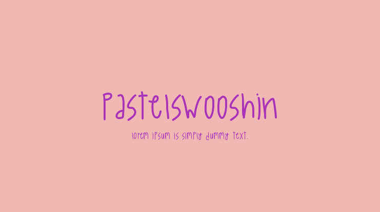 PastelSwooshin Font