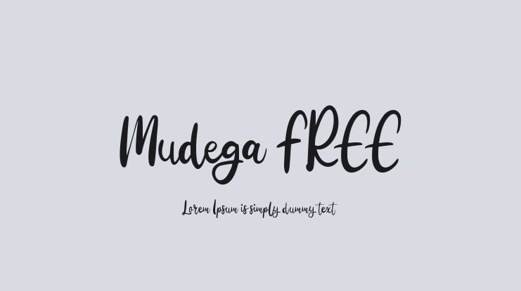 Mudega FREE Font