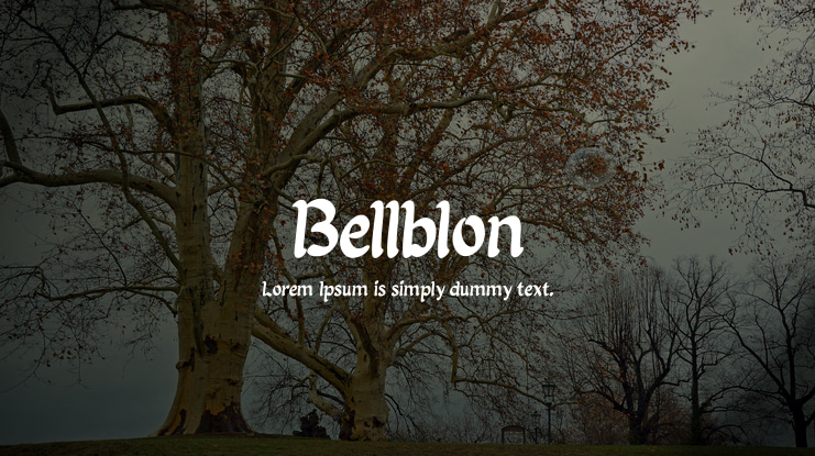 Bellblon Font