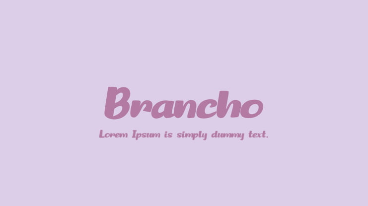 Brancho Font