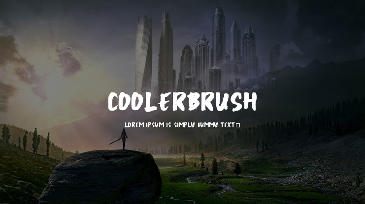 COOLERBRUSH Font