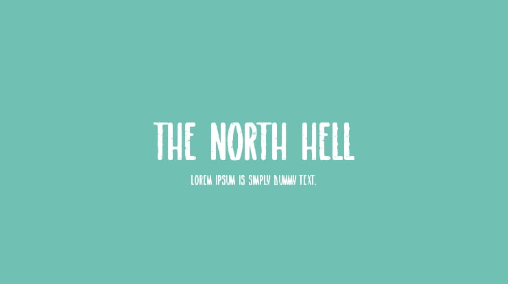 The North Hell Font
