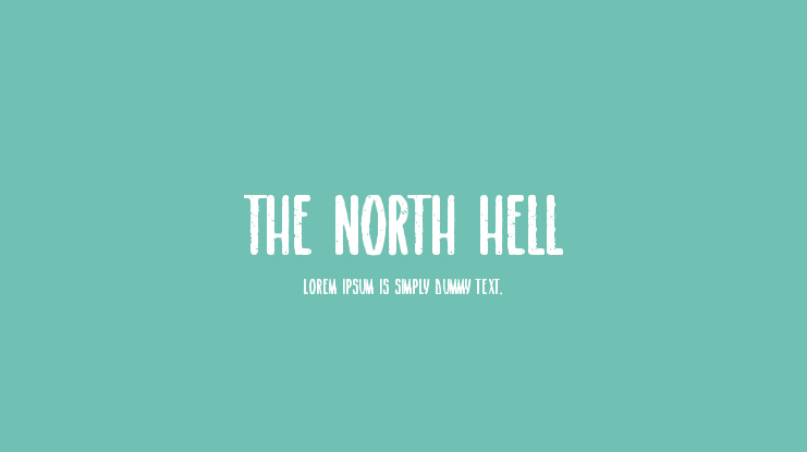 The North Hell Font