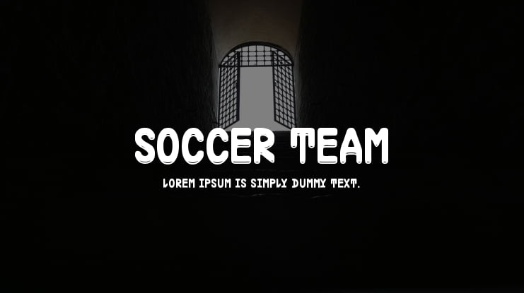Soccer Team Font