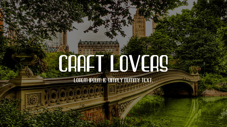 Craft Lovers Font