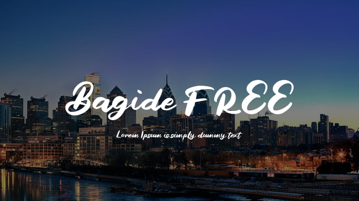 Bagide FREE Font