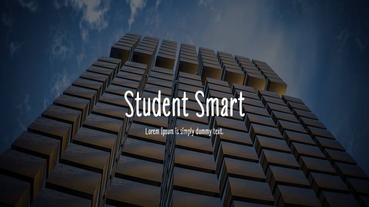 Student Smart Font