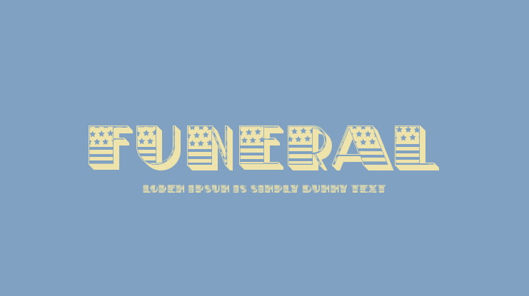 Funeral Font