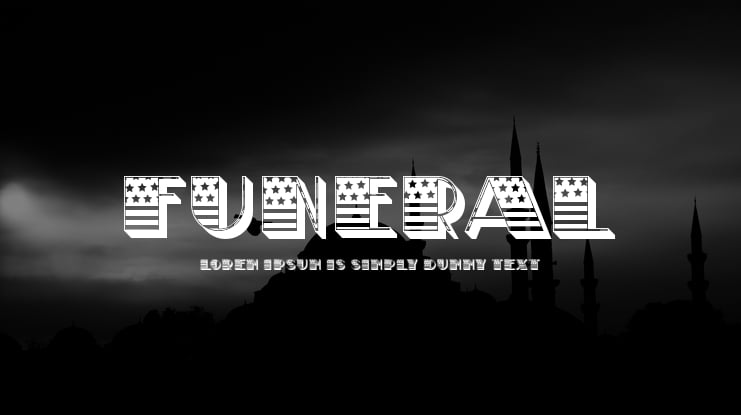 Funeral Font