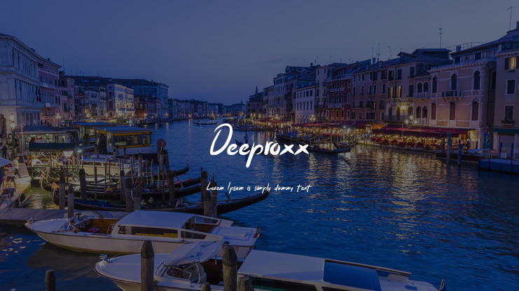 Deeproxx Font