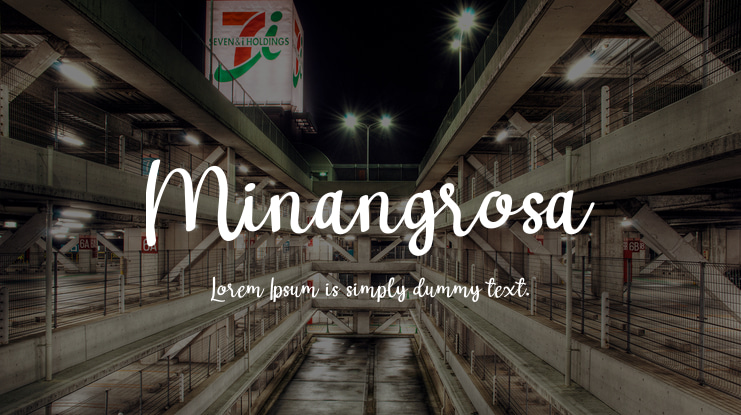 Minangrosa Font