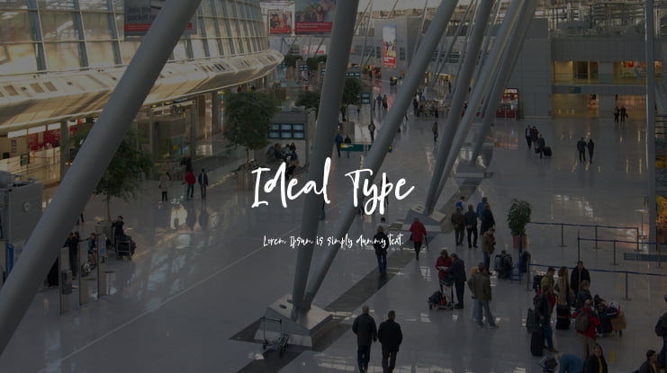Ideal Type Font