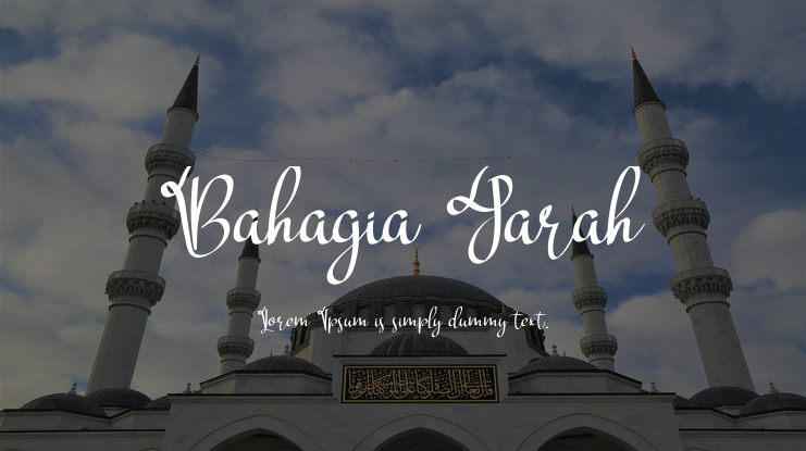 Bahagia Jarah Font