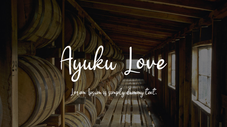 Ayuku Love Font