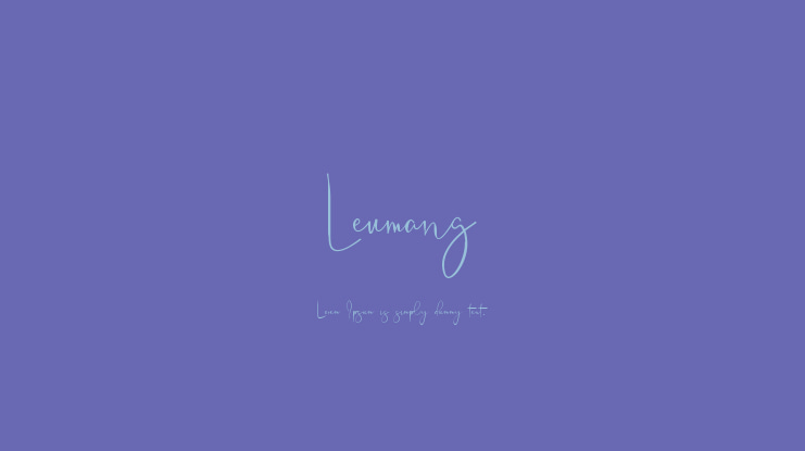 Leumang Font