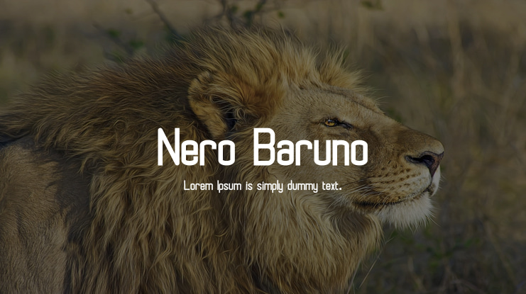 Nero Baruno Font