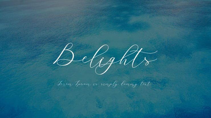 Belights Font
