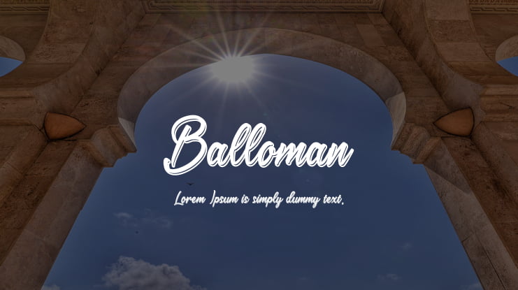 Balloman Font