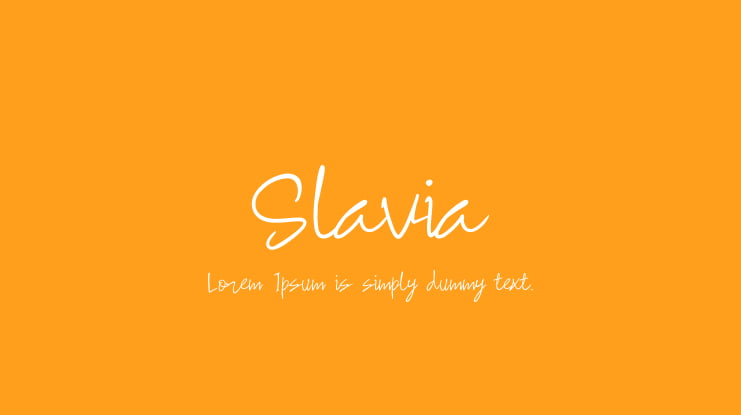 Slavia Font
