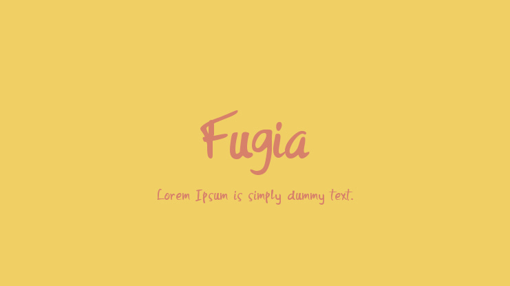 Fugia Font
