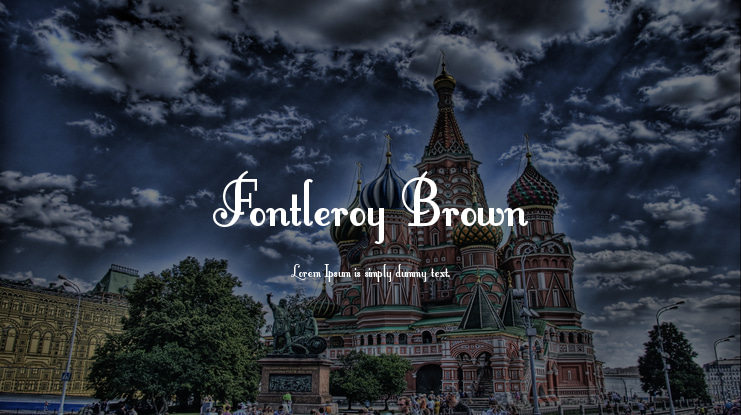 Fontleroy Brown Font