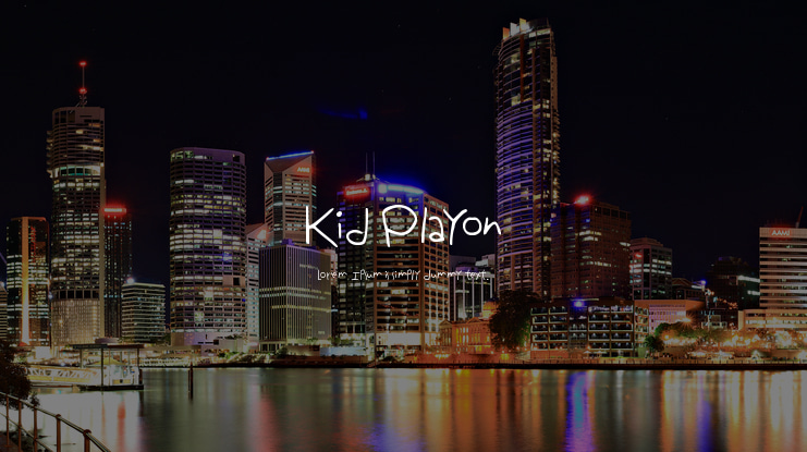 Kid Playon Font