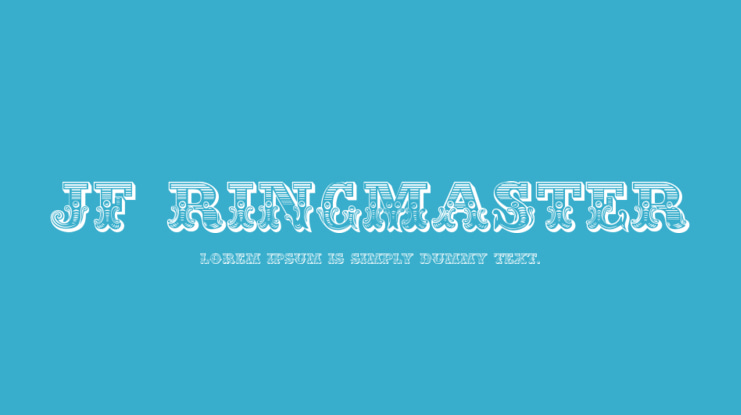 JF Ringmaster Font